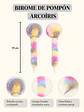 BOLIGRAFO PELUCHE MULTICOLOR C/U - Miniatura 6