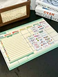 SET PIZARRA MAGNETICA PLANIFICADORA C/U - Miniatura 4
