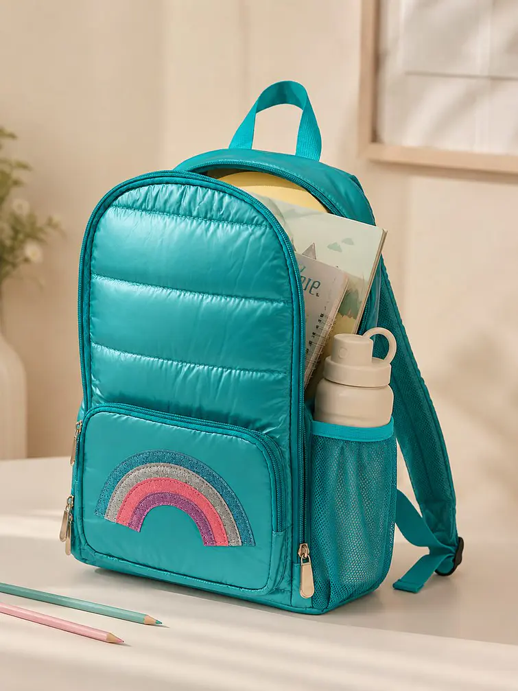 MOCHILA PUFFER ARCOIRIS C/U 2