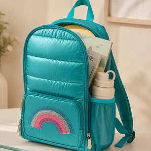 MOCHILA PUFFER ARCOIRIS C/U