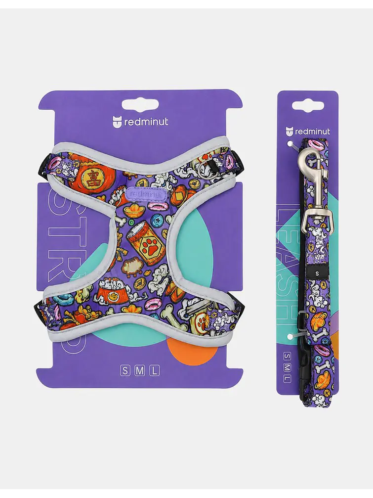 SET ARNES + CORREA PARA MASCOTA C/U 8