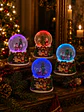 BOLA DE CRISTAL NAVIDEÑA C/U - Miniatura 2