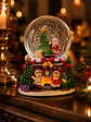 BOLA DE CRISTAL NAVIDEÑA C/U - Miniatura 5