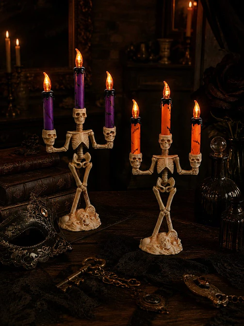 CANDELABRO ESQUELETO LED C/U 1