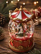 BOLA DE CRISTAL NAVIDEÑA C/U - Miniatura 4