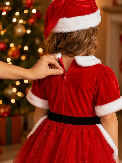 DISFRAZ NAVIDEÑO INFANTIL C/U 4