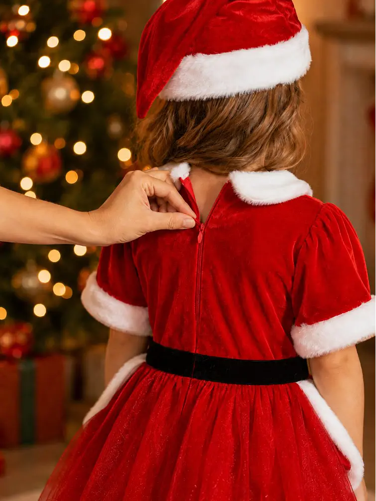 DISFRAZ NAVIDEÑO INFANTIL C/U 4