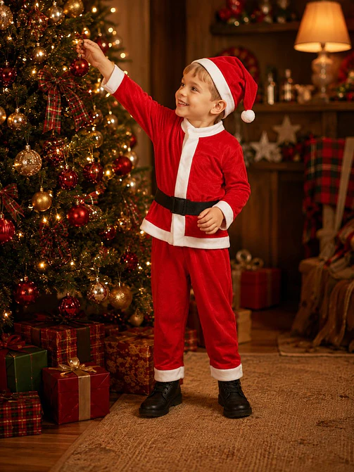 DISFRAZ NAVIDEÑO INFANTIL C/U 2