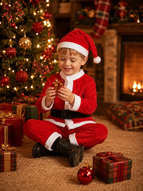 DISFRAZ NAVIDEÑO INFANTIL C/U 3