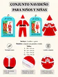 DISFRAZ NAVIDEÑO INFANTIL C/U - Miniatura 6