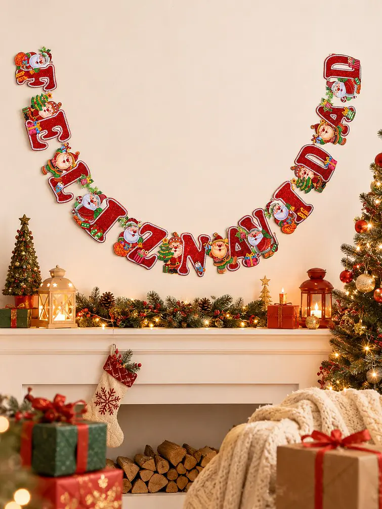 GUIRNALDA NAVIDAD C/U 3