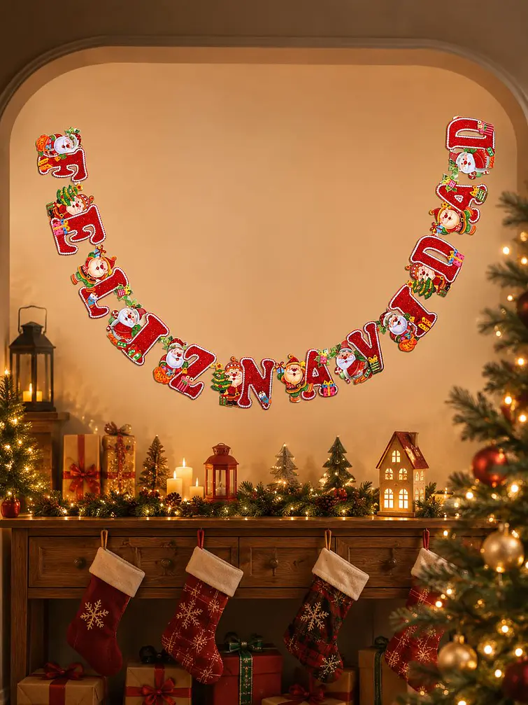 GUIRNALDA NAVIDAD C/U 4