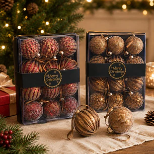 BOLA DE NAVIDAD PCS*12