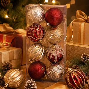 BOLA DE NAVIDAD PCS*8