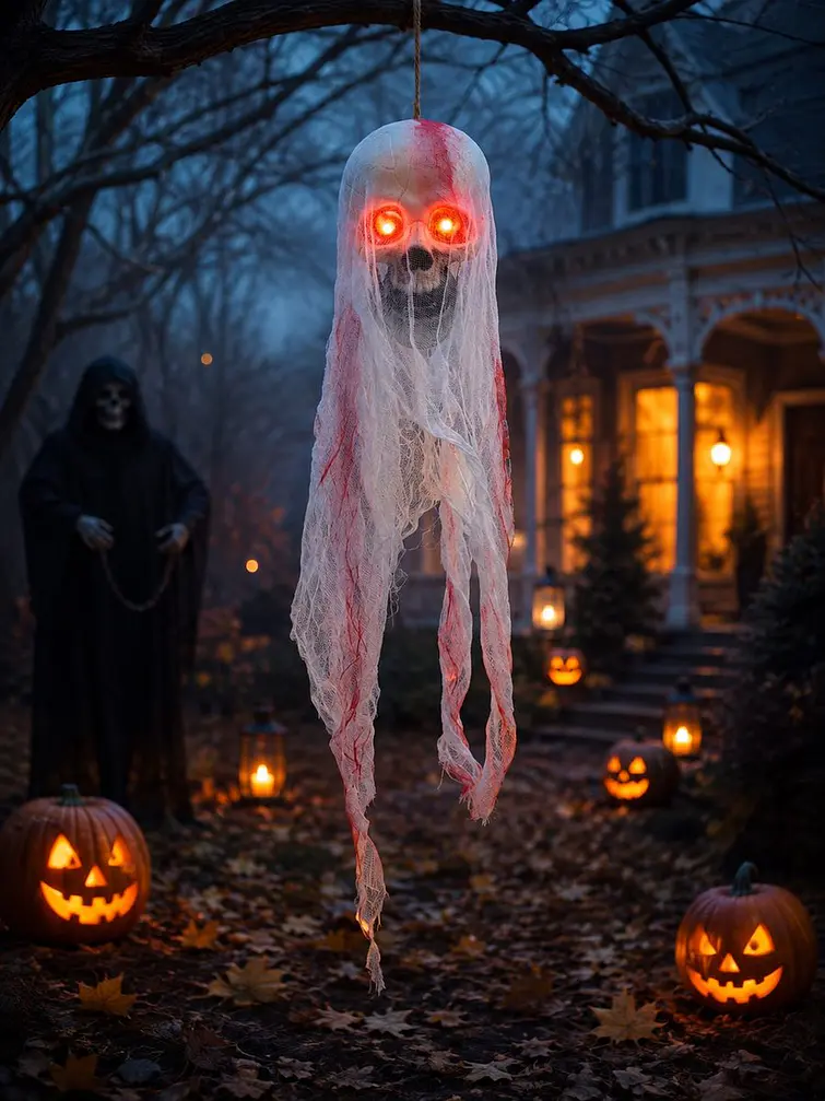 ADORNO HALLOWEEN CALAVERA C/U 1