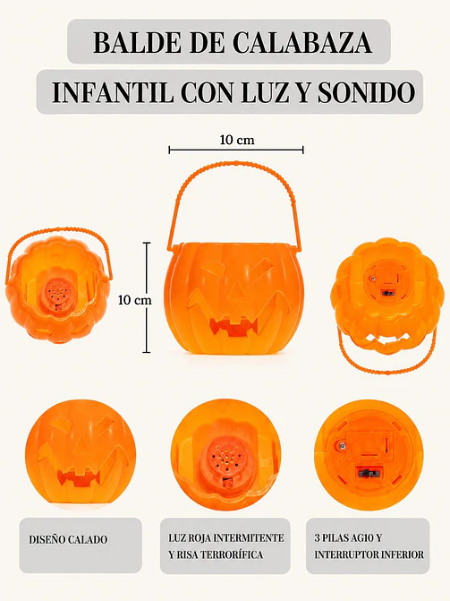 CARAMELERA CON LUZ Y SONIDO C/U 6