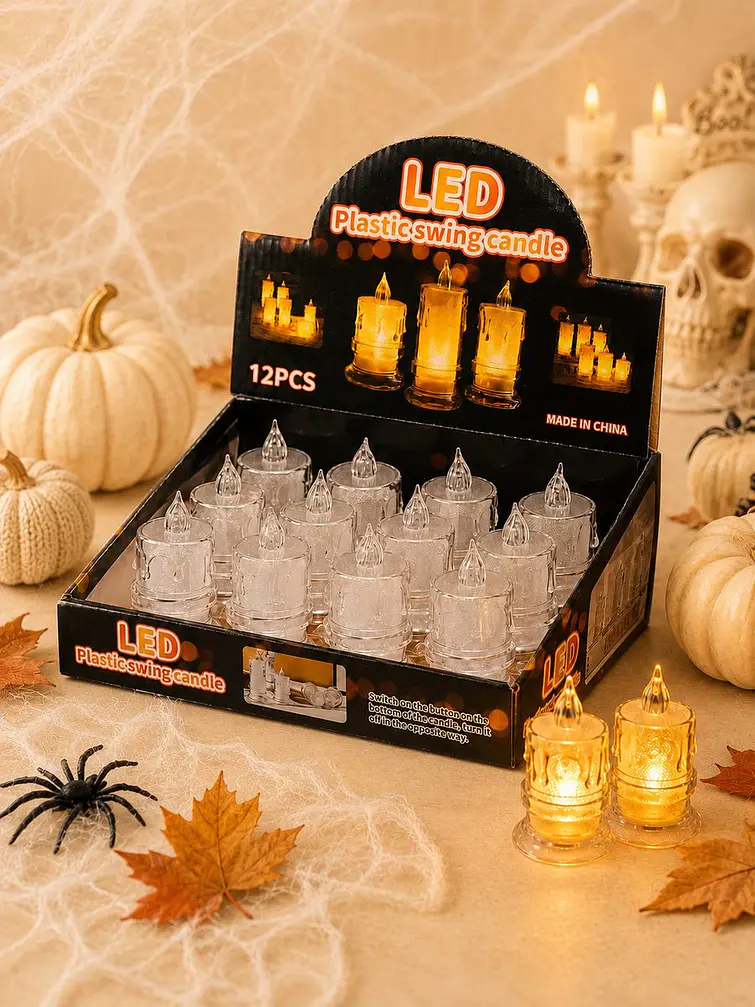 VELA LED DECORATIVA C/U 1