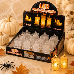 VELA LED DECORATIVA C/U
