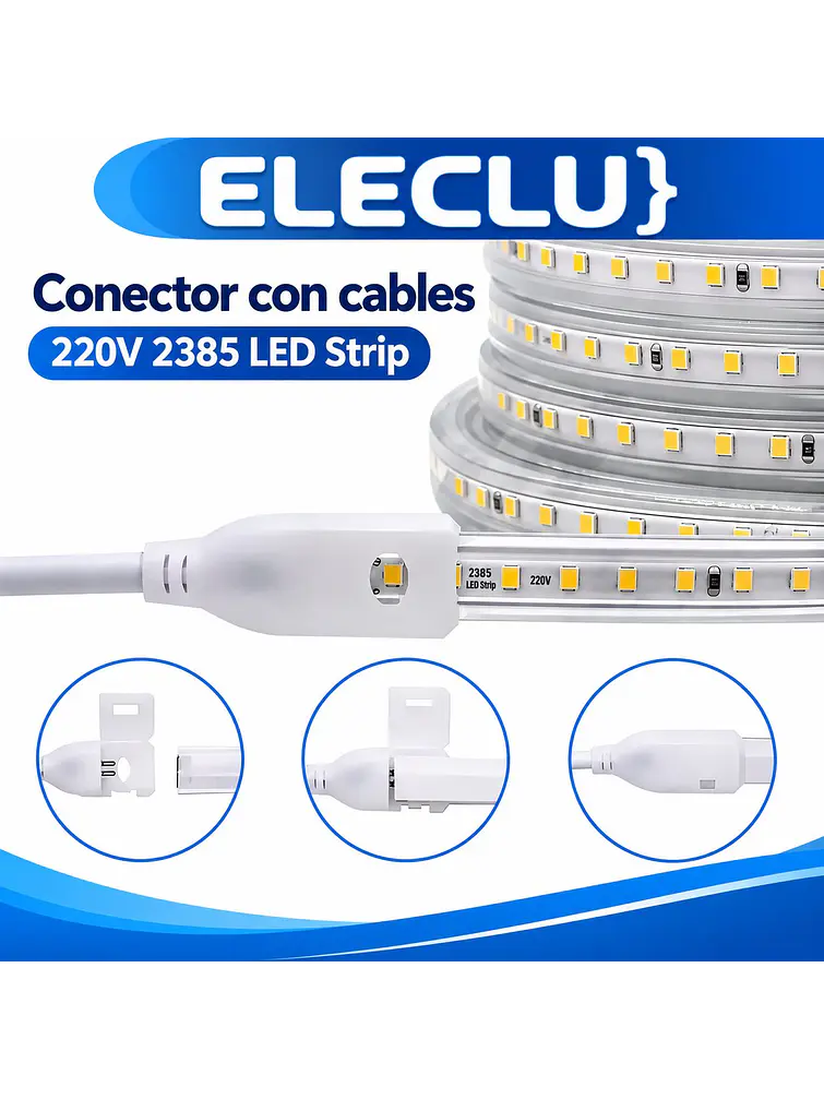 CABLE PARA TIRA LED 2835 4