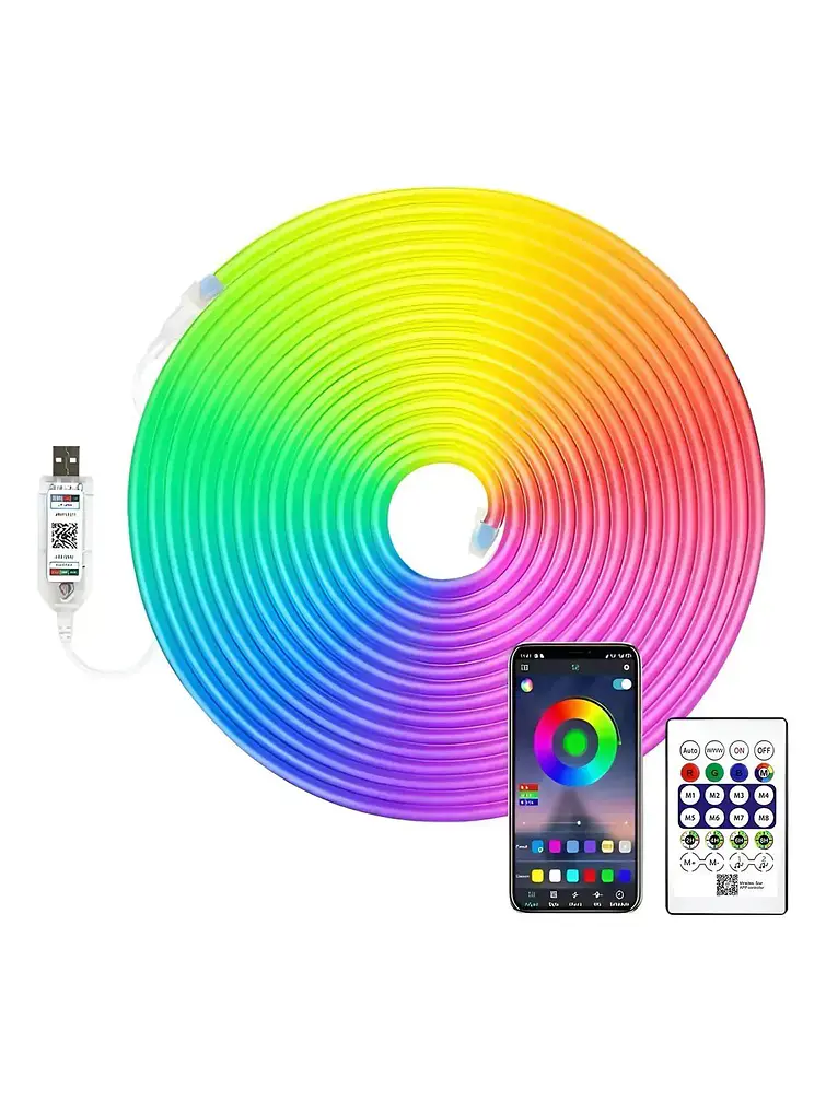 TIRA LED RGB MULTICOLOR 7X15.5 V 1