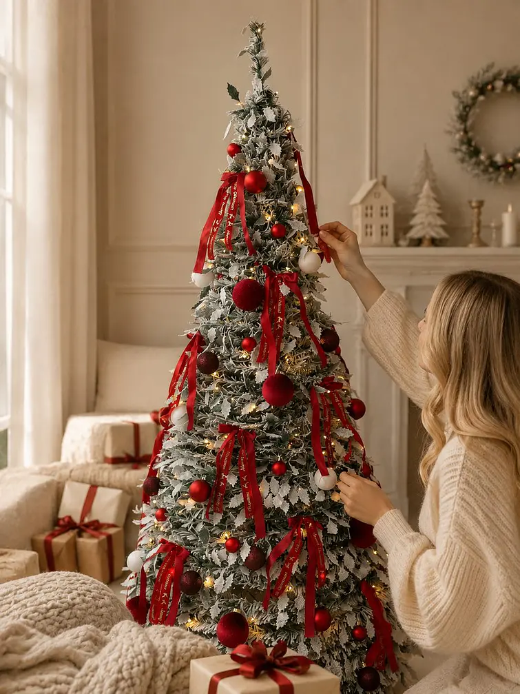 ARBOL DE NAVIDAD PLEGABLE C/U 3