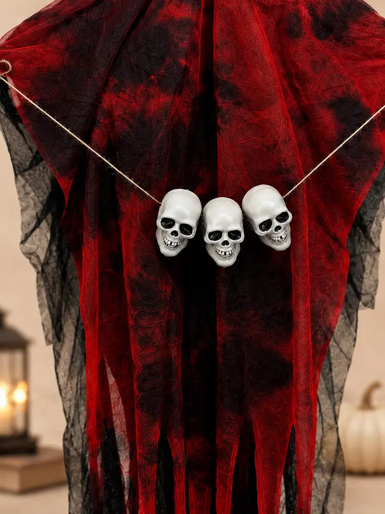 ADORNO DE HALLOWEEN ESQUELETO C/U 3