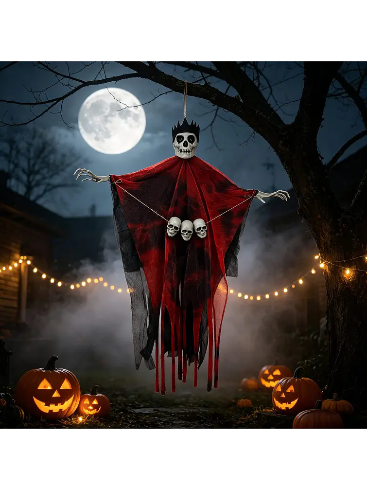 ADORNO DE HALLOWEEN ESQUELETO C/U 4