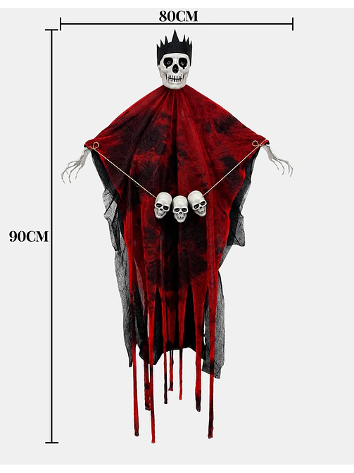 ADORNO DE HALLOWEEN ESQUELETO C/U 6