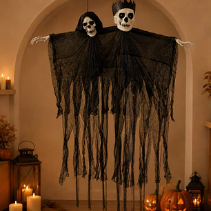 ADORNO DE HALLOWEEN DOS CALAVERAS C/U