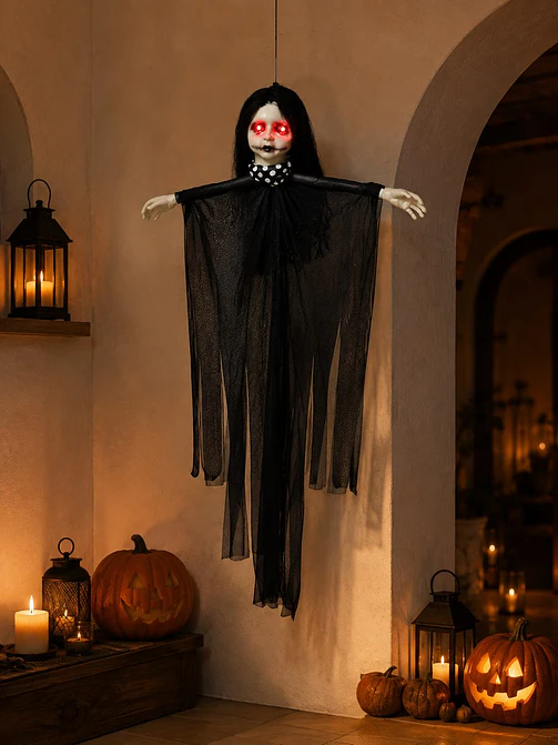 ADORNO DE HALLOWEEN FANTASMA C/U 4