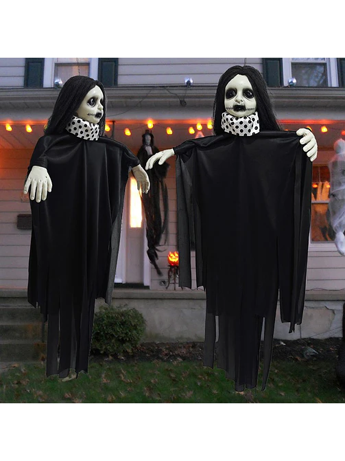 ADORNO DE HALLOWEEN FANTASMA C/U 5