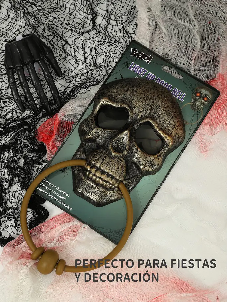 TIMBRE DECORATIVO DE CALAVERA C/U 2