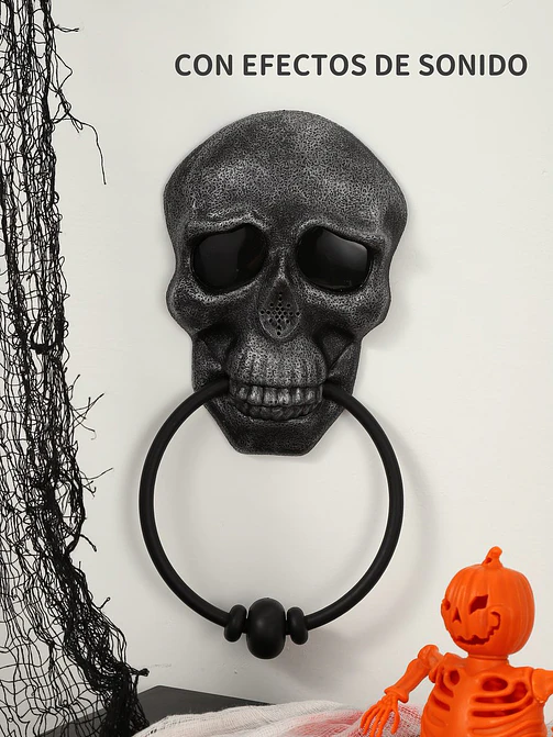 TIMBRE DECORATIVO DE CALAVERA C/U 4