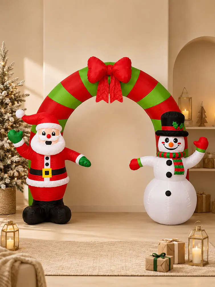 ARCO INFLABLE NAVIDEÑO C/U 1