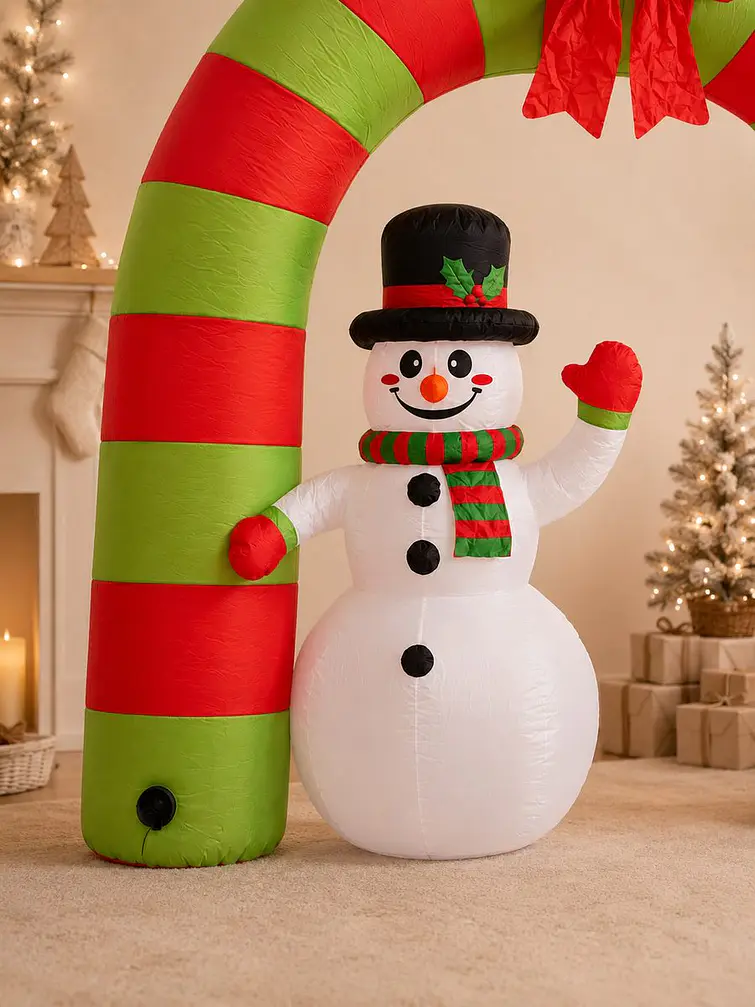 ARCO INFLABLE NAVIDEÑO C/U 2