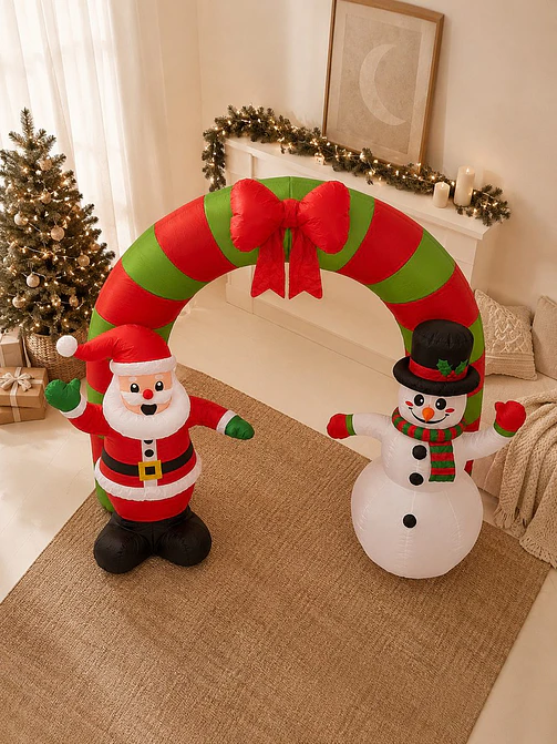 ARCO INFLABLE NAVIDEÑO C/U 5