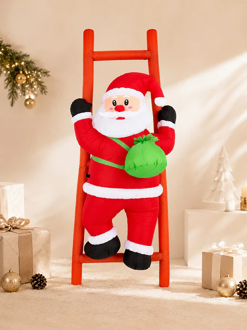 PAPA NOEL INFLABLE CON ESCALERA C/U 1