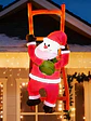 PAPA NOEL INFLABLE CON ESCALERA C/U - Miniatura 4