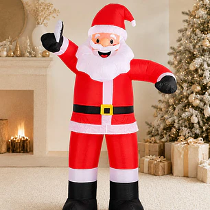 PAPA NOEL INFLABLE CON SELFIE C/U