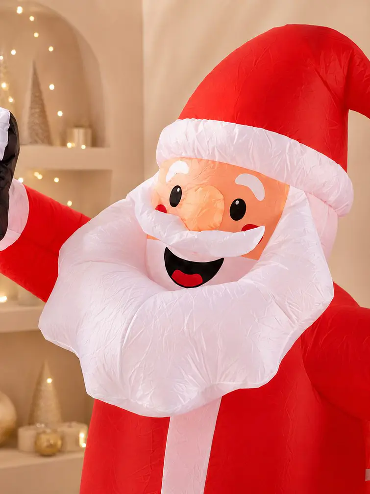 PAPA NOEL INFLABLE CON SELFIE C/U 2