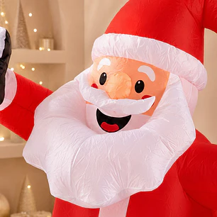 PAPA NOEL INFLABLE CON SELFIE C/U