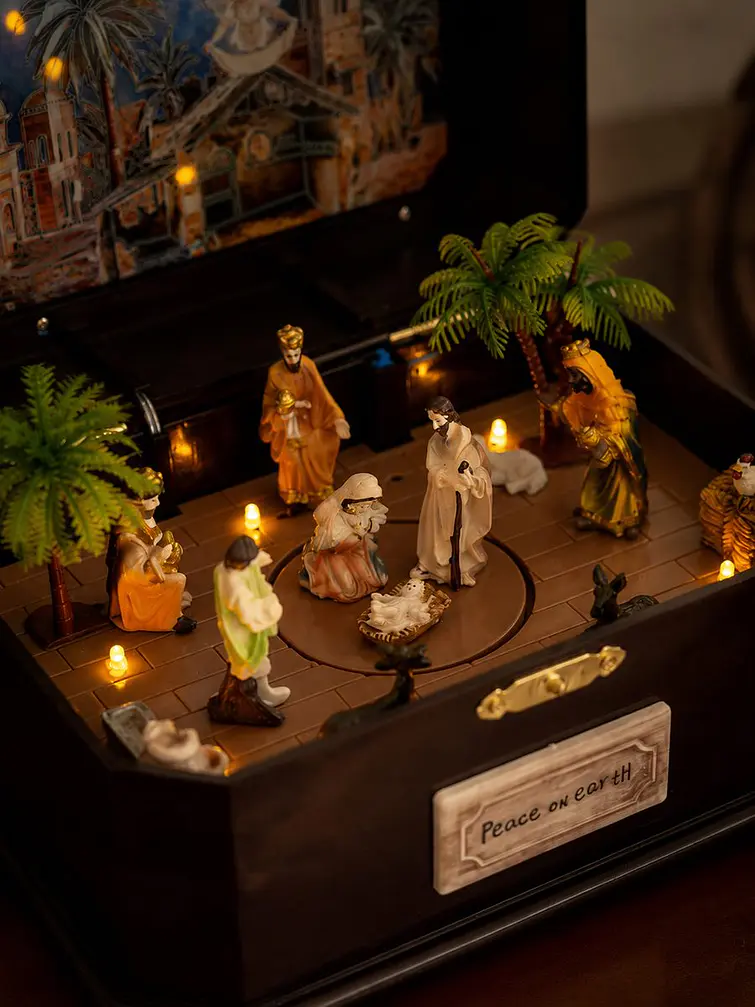 CAJA MUSICAL PESEBRE C/U 2