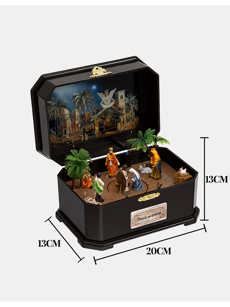 CAJA MUSICAL PESEBRE C/U 7