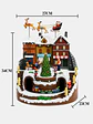 ADORNO NAVIDEÑO PUEBLO Y TREN C/U - Miniatura 9