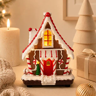 ADORNO NAVIDEÑO CASA DE JENGIBRE C/U
