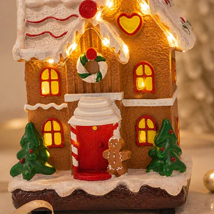 ADORNO NAVIDEÑO CASA DE JENGIBRE C/U