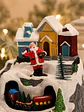ADORNO NAVIDEÑO PUEBLO Y TREN C/U - Miniatura 2