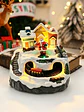 ADORNO NAVIDEÑO PUEBLO Y TREN C/U - Miniatura 4