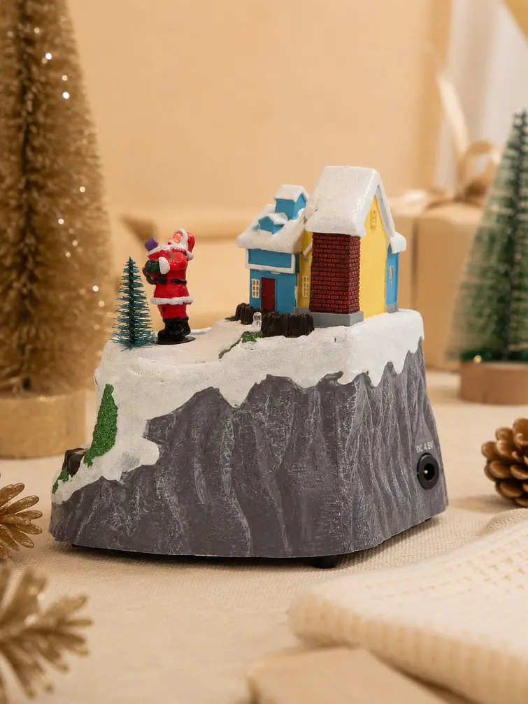 ADORNO NAVIDEÑO PUEBLO Y TREN C/U 5