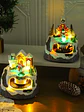 ADORNO NAVIDEÑO PUEBLO Y TREN C/U - Miniatura 6
